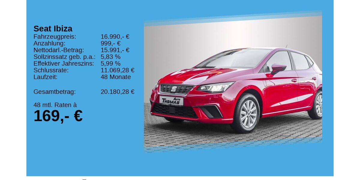 Seat Ibiza 20.410 km 16.990 &euro; Bonn 53227