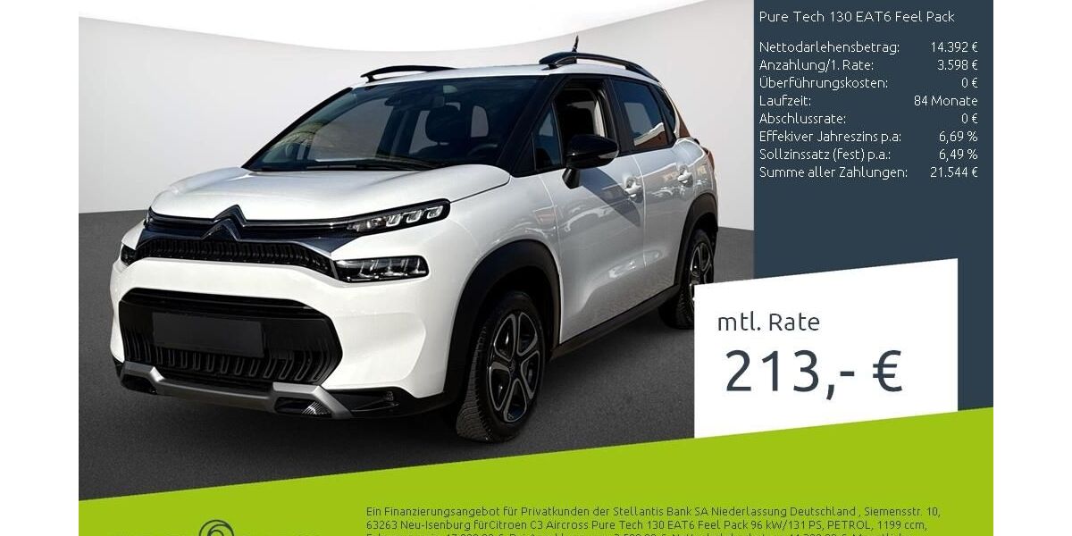 Citroen C3 Aircross 11.918 km 17.989 &euro; Bocholt 46395