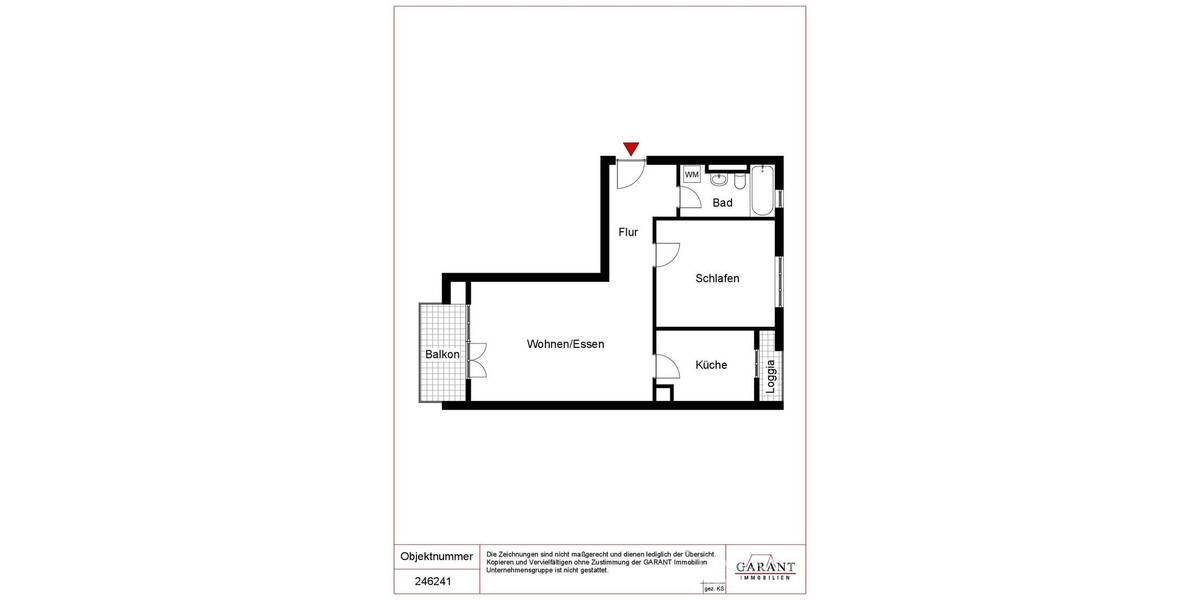 Etagenwohnung Stuttgart Plieningen - 2 Zimmer, 56 m&sup2;, 229.500&euro; | Angebot:26346457