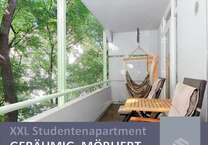 XXL-Studentenapartment mit TG-Einzelstellplatz | Voll möbliert & sehr geräumig