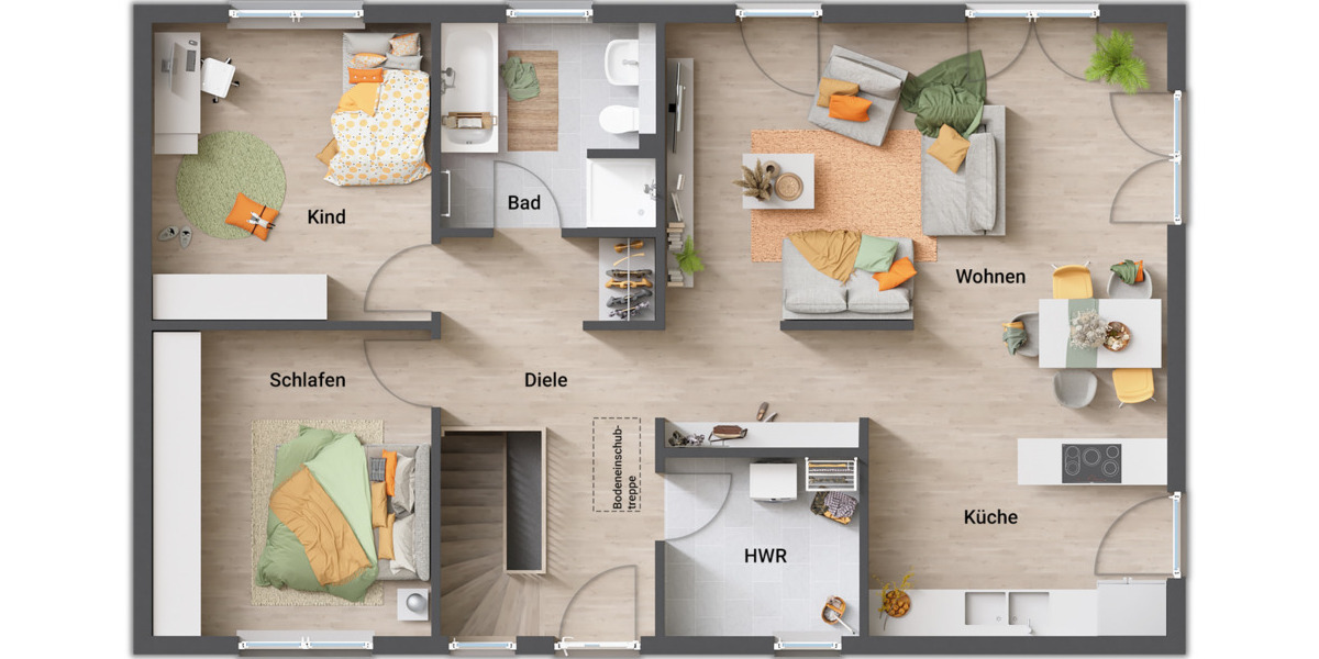 Bungalow Münster Hiltrup - 3 Zimmer, 102 m&sup2;, 785.826&euro; | Angebot:26053260