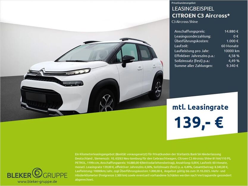 Citroen C3 Aircross 15.803 km 14.880 € Bremen 28207