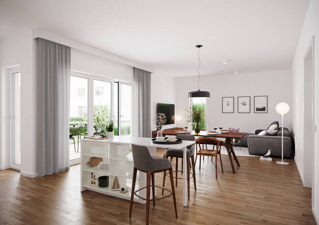 Etagenwohnung Hanau-Steinheim Steinheim - 3 Zimmer, 96 m&sup2;, 538.900&euro; | Angebot:24056029