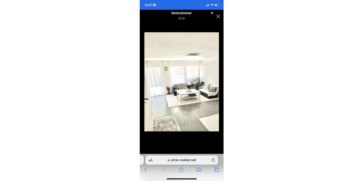 Etagenwohnung Altbach - 2.5 Zimmer, 70 m&sup2;, 1.000&euro; | Angebot:26585710