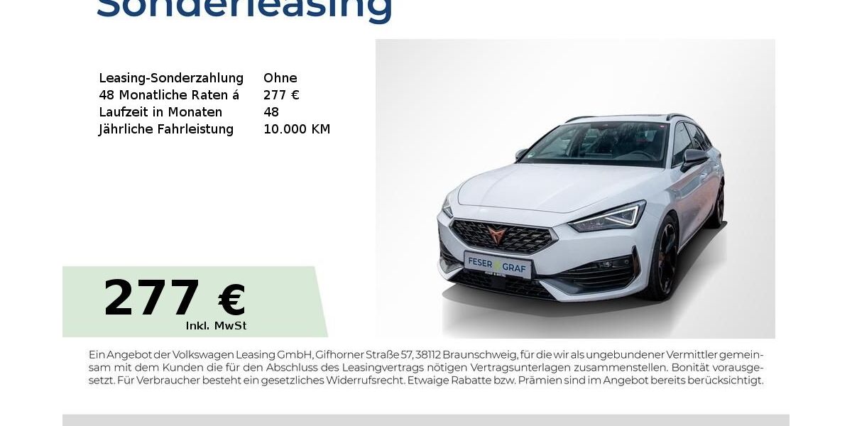 Cupra Leon 45.445 km 26.950 &euro; Bernburg 06406