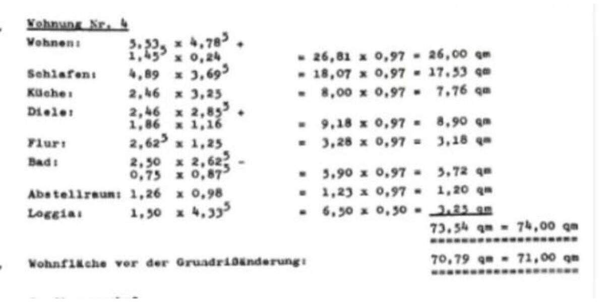 Etagenwohnung Mönchengladbach Stadtmitte - 2 Zimmer, 71 m&sup2;, 899&euro; | Angebot:25067161