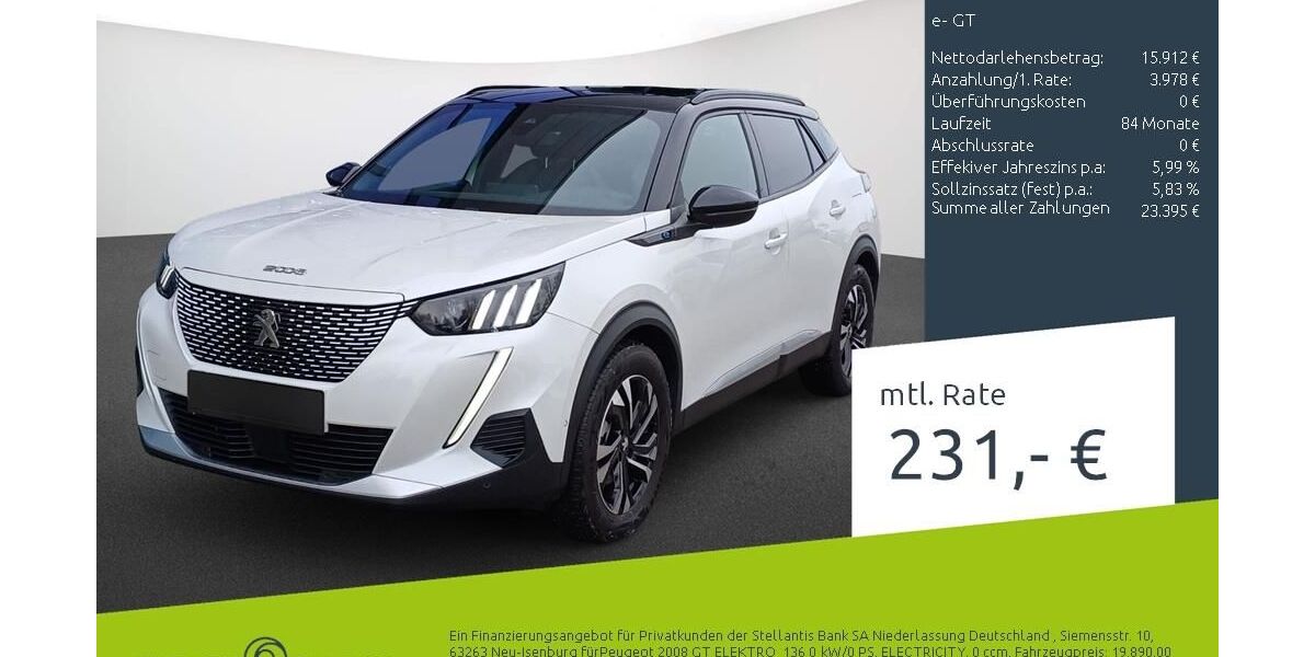 Peugeot 2008 16.534 km 19.890 &euro; Borken 46325