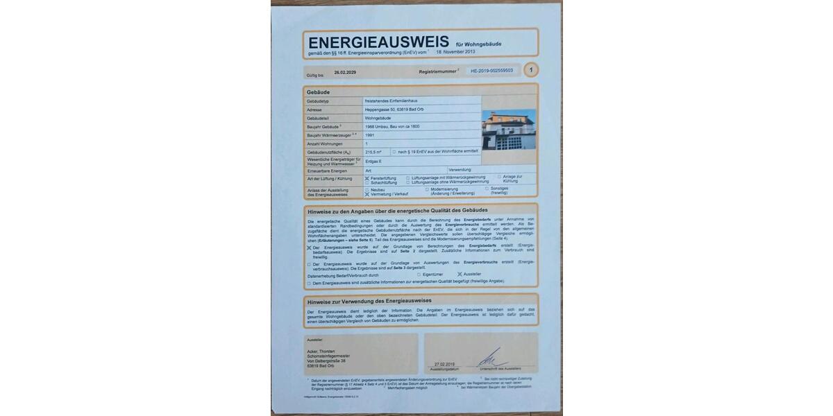 Mehrfamilienhaus, Wohnhaus Bad Orb - 3 Zimmer, 221 m&sup2;, 245.000&euro; | Angebot:26696075