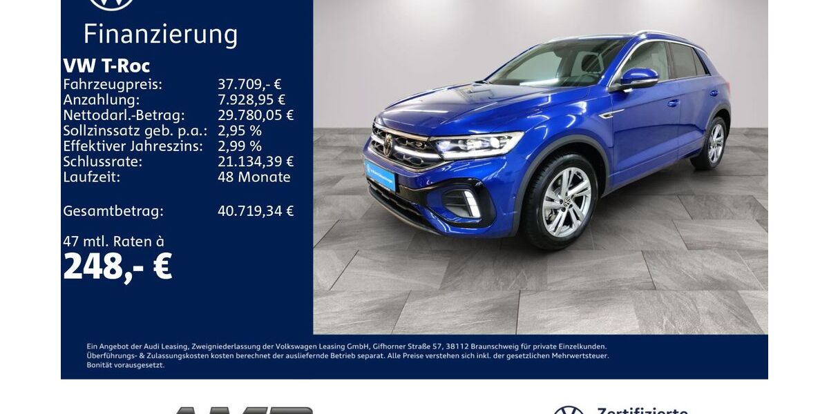 VW T-Roc 18.250 km 36.970 € Borna 04552
