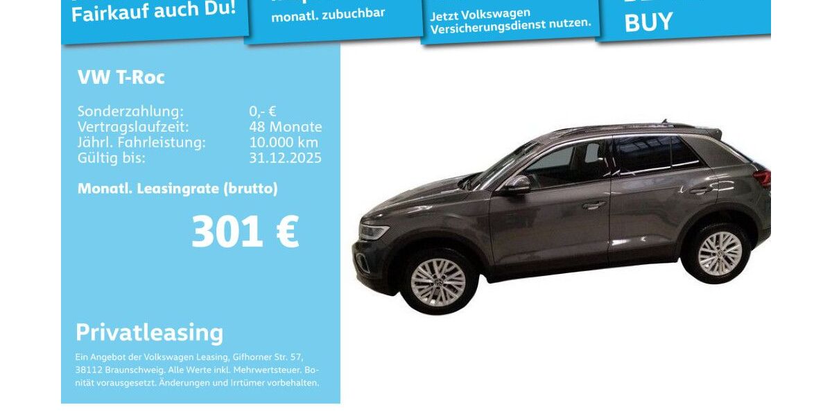 VW T-Roc 15.027 km 28.991 &euro; Mannheim 68309