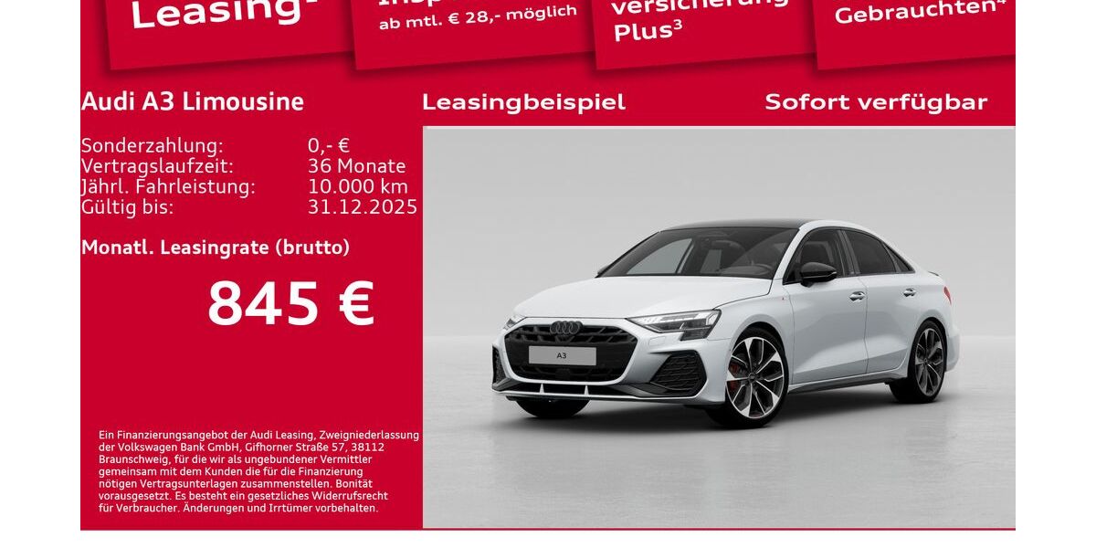 Audi A3 6.001 km 54.990 € Berlin 12489
