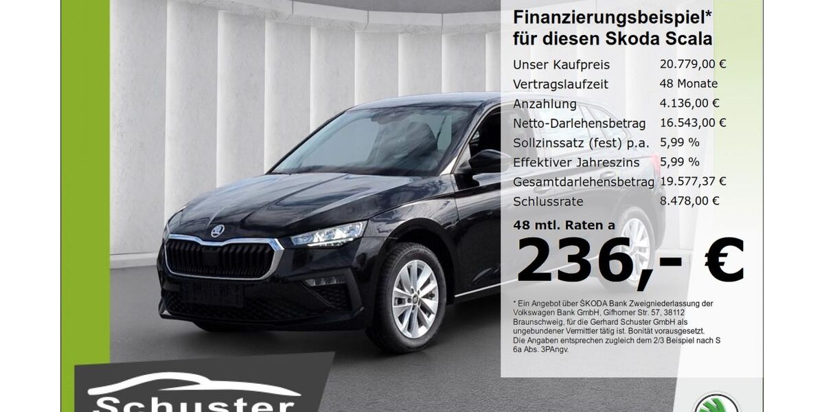 Skoda Scala 8.521 km 20.679 &euro; Ruhstorf 94099