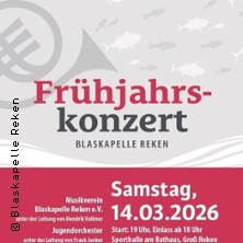 Frühjahrskonzert - Blaskapelle Reken 14.03.2026 Sporthalle am Rathaus Reken
