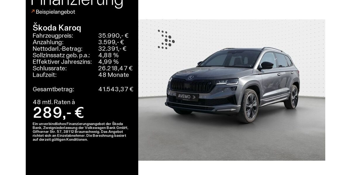 Skoda Karoq 18.142 km 35.880 &euro; Coburg 96450