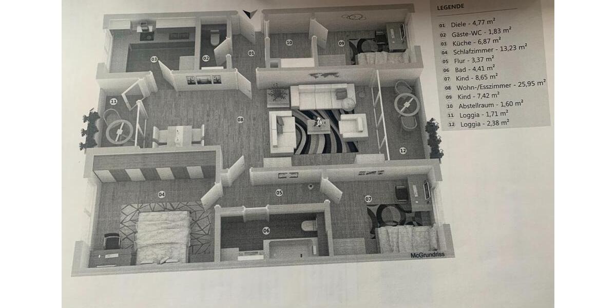 Schöne 2 und 2 halbe Zimmer Wohnung in Elmshorn 4 zimmer