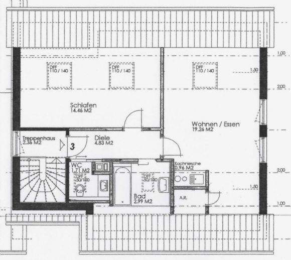 Etagenwohnung Burgthann Mimberg - 2 Zimmer, 45 m&sup2;, 520&euro; | Angebot:26345960