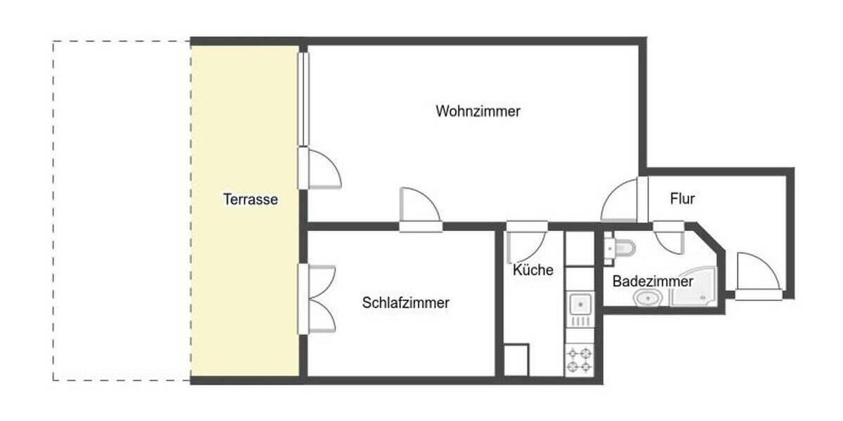 Etagenwohnung Baabe - 2 Zimmer, 49 m&sup2;, 239.000&euro; | Angebot:26834365