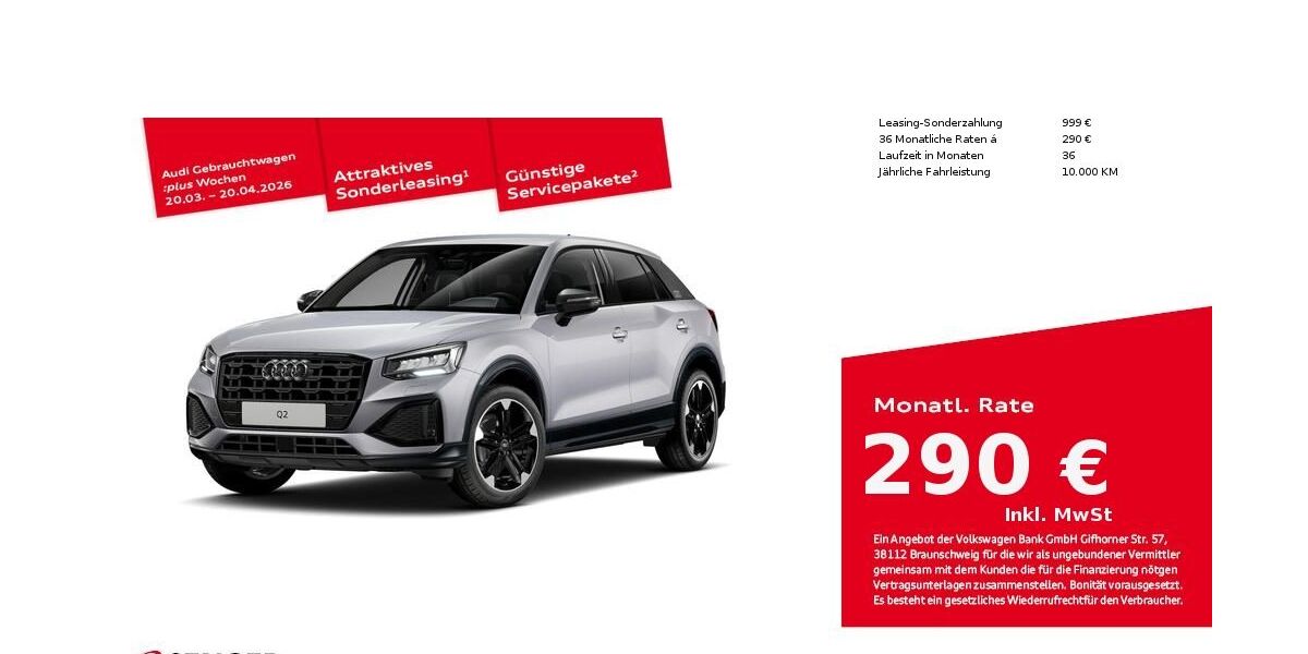 Audi Q2 3.607 km 29.480 &euro; Lingen 49809