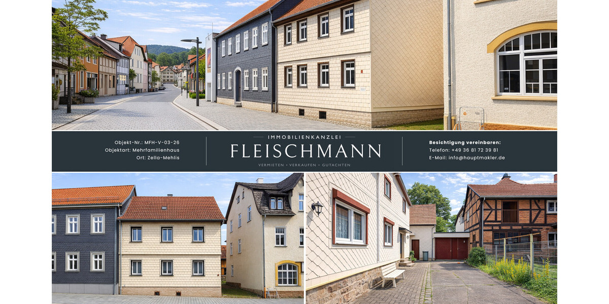 Historisches 2-Familienhaus mit Scheune und großem Entwicklungspotenzial - Einfamilienhaus Zella-Mehlis Mehlis | Angebot:26921734