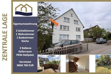 Vermietete Eigentumswohnung -WG-geeignet in Oldenburg, mit PKW-Stellplatz 3 zimmer