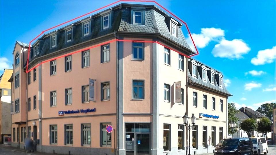 Außergewöhnliche Wohnung mitten in der City - aber bitte mit Aussicht! 3 zimmer