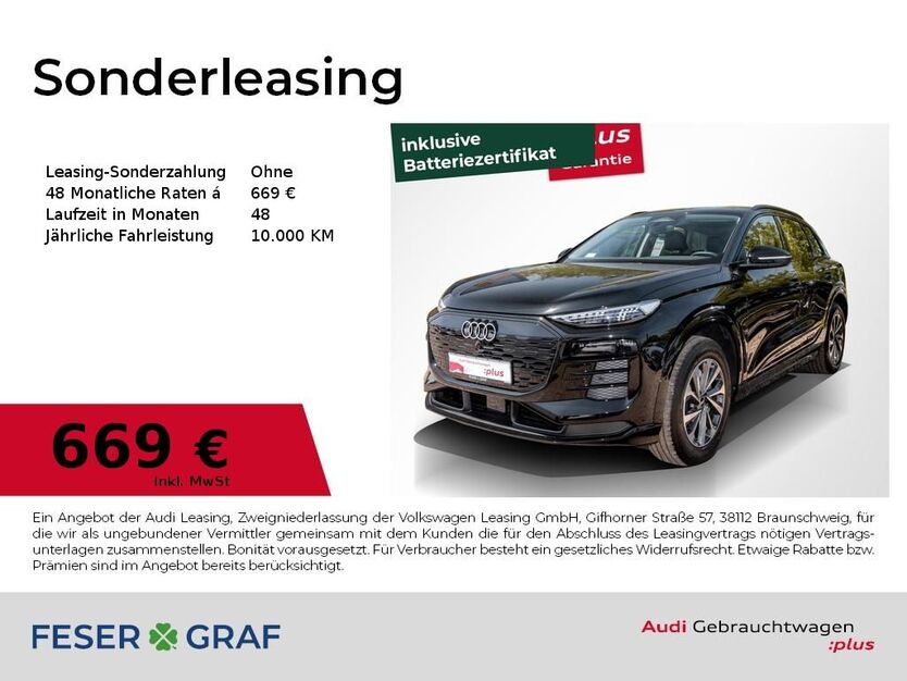 Audi Q6 e-tron 6.203 km 61.990 € Magdeburg 39126