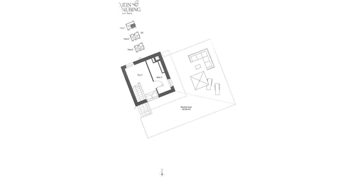 Super Dachterrassenwohnung, ruhig, hell, am Park, S-Bahn 200 m. - Einfamilienhaus München Aubing | Angebot:27083483