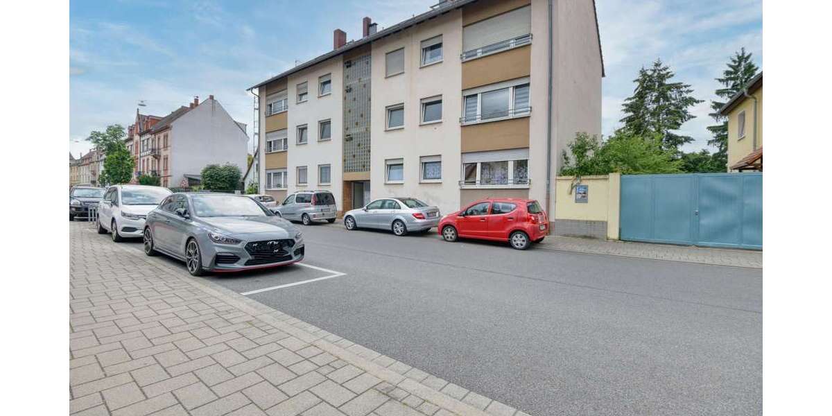 Praktisch geschnittene 2-Zimmer-Wohnung an der Grenze zur Gartenstadt mit Balkon und Stellplatz - Terrassenwohnung Mannheim Gartenstadt | Angebot:27280338