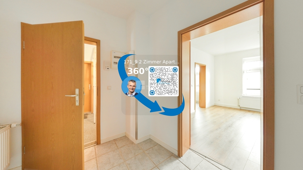 Innenstadtlage für Praktiker: helle 2-Zimmer-Dachgeschosswohnung mit Einbauküche, Duschbad, Keller - Dachgeschoßwohnung Schwerin Feldstadt | Angebot:26866548