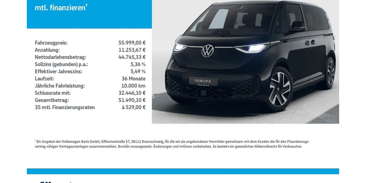 VW ID. Buzz 17.000 km 53.899 &euro; Mühlhausen/Thüringen 99974
