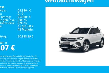 VW T-Cross 5.105 km 25.930 &euro; Stuttgart-Wangen 70188