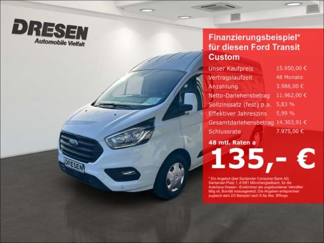 Ford Transit Custom 104.724 km 15.950 &euro; Euskirchen 53881