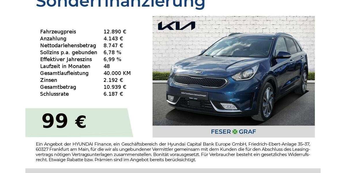 Kia Niro 107.685 km 12.890 &euro; Roth 91154