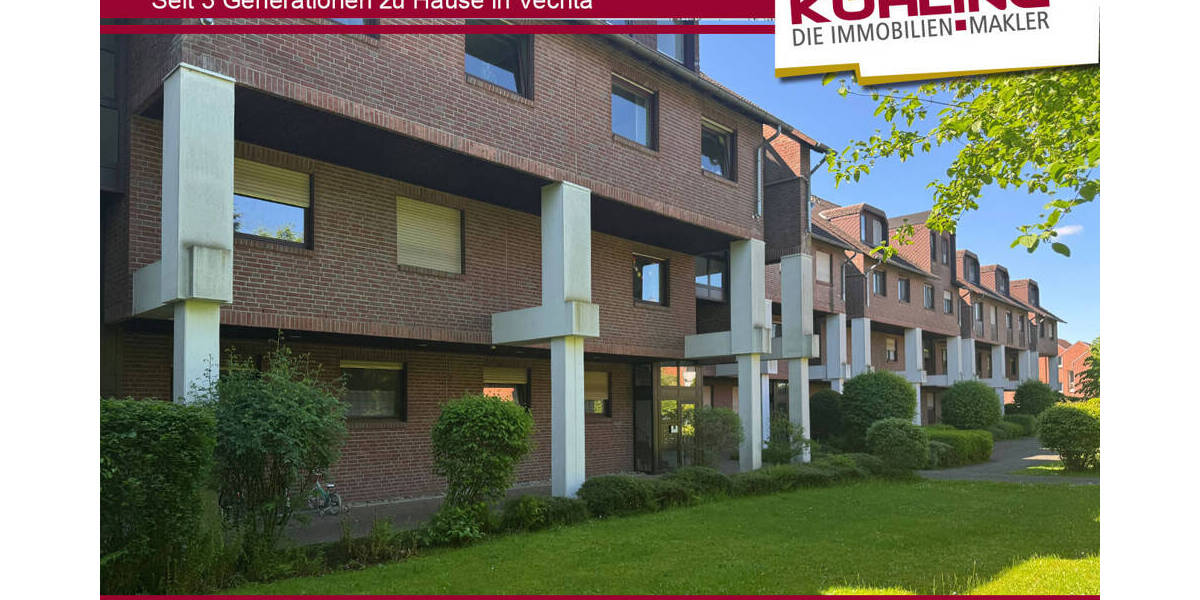 Etagenwohnung Vechta - 3 Zimmer, 83 m&sup2;, 169.000&euro; | Angebot:26695338