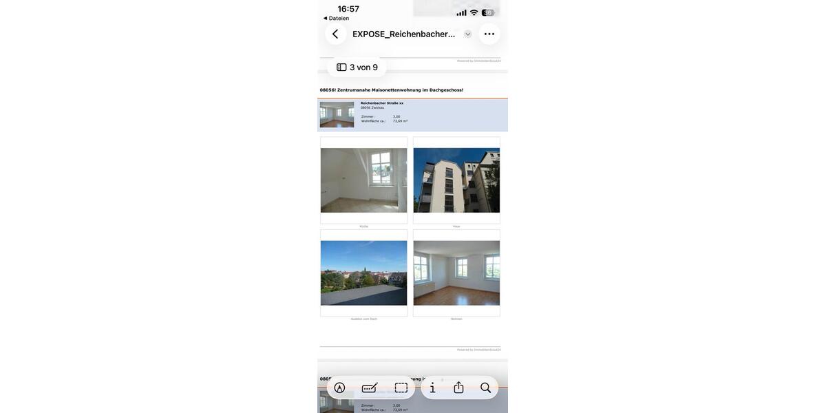 Maisonettenwohnung Zwickau - 3 Zimmer, 74 m&sup2;, 65.000&euro; | Angebot:27264894