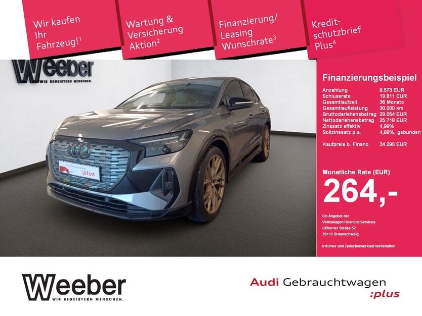 Audi Q4 e-tron 80.447 km 33.812 € Leonberg 71229