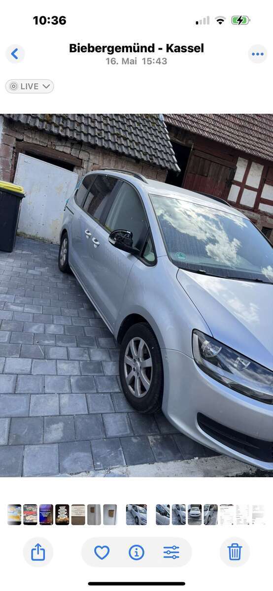 VW Sharan 320.000 km 4.200 € Gelnhausen 63571