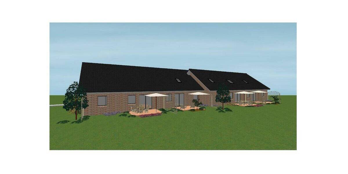 Energieorientiertes, ebenerdiges, schlüsselfertiges Reihenhaus in der Nähe von Husum 3 zimmer