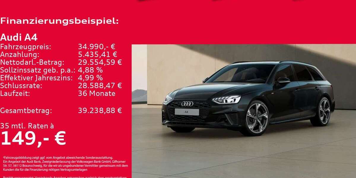 Audi A4 34.899 km 34.990 &euro; Hannover 30179