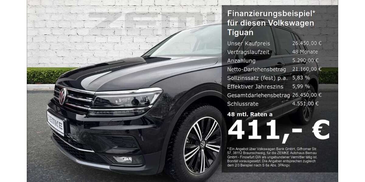 VW Tiguan 85.277 km 26.450 &euro; Finowfurt 16244