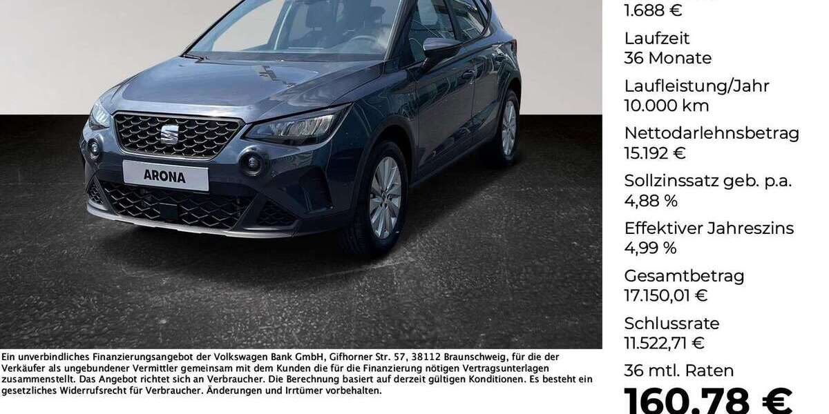 Seat Arona 13.500 km 16.880 &euro; Vechta 49377