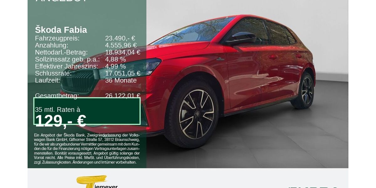 Skoda Fabia 18.128 km 22.840 &euro; Remscheid 42857