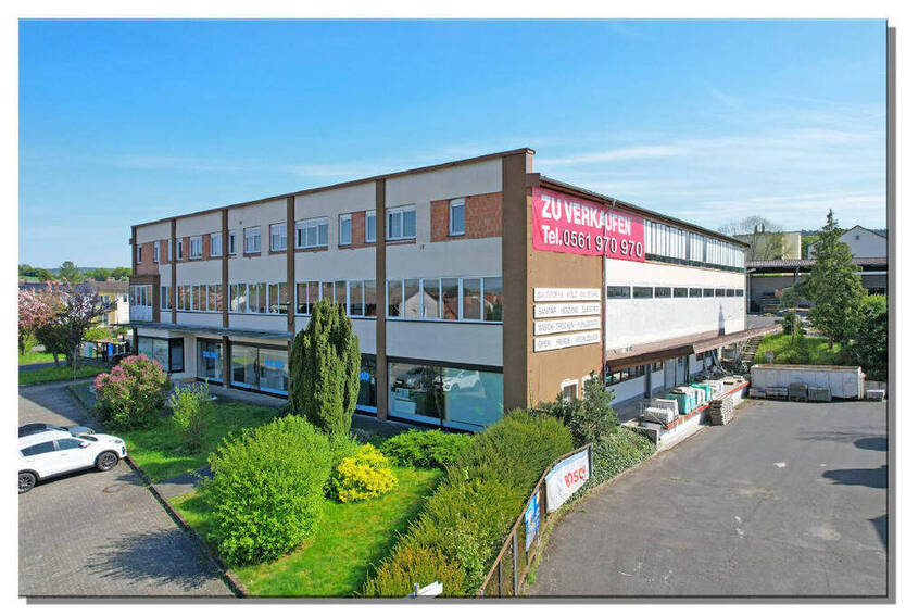 Vielseitig nutzbare GewerbeImmobilie auf 9398 m² Grundstück, Bad-Wildungen
