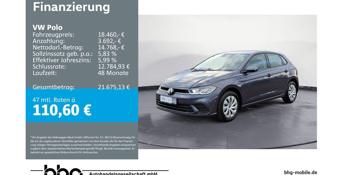 VW Polo 14.980 km 18.260 &euro; Kehl 77694