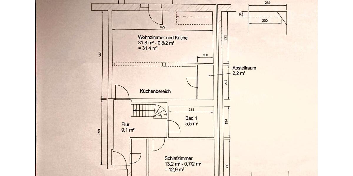 Maisonettenwohnung Altenberg - 4 Zimmer, 95 m&sup2;, 170.000&euro; | Angebot:24490982