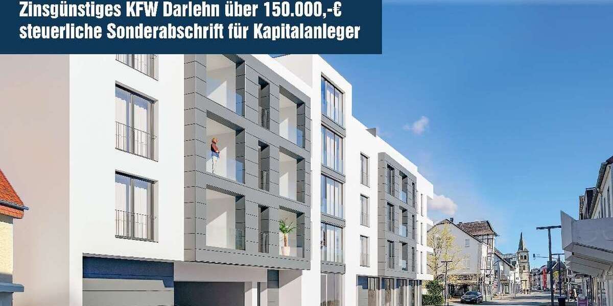 Etagenwohnung Bad Lippspringe - 2 Zimmer, 65 m&sup2;, 279.900&euro; | Angebot:23433060