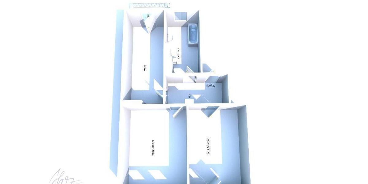 Etagenwohnung Riesa - 2 Zimmer, 74 m&sup2;, 395&euro; | Angebot:26400676