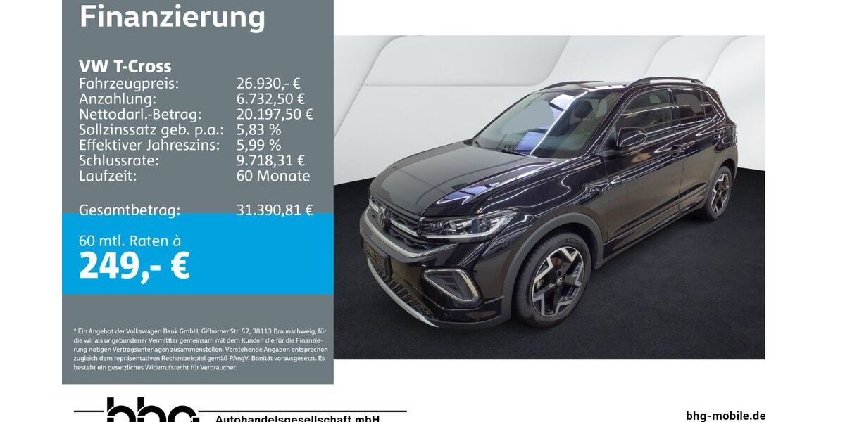 VW T-Cross 23.499 km 26.930 &euro; Reutlingen 72770
