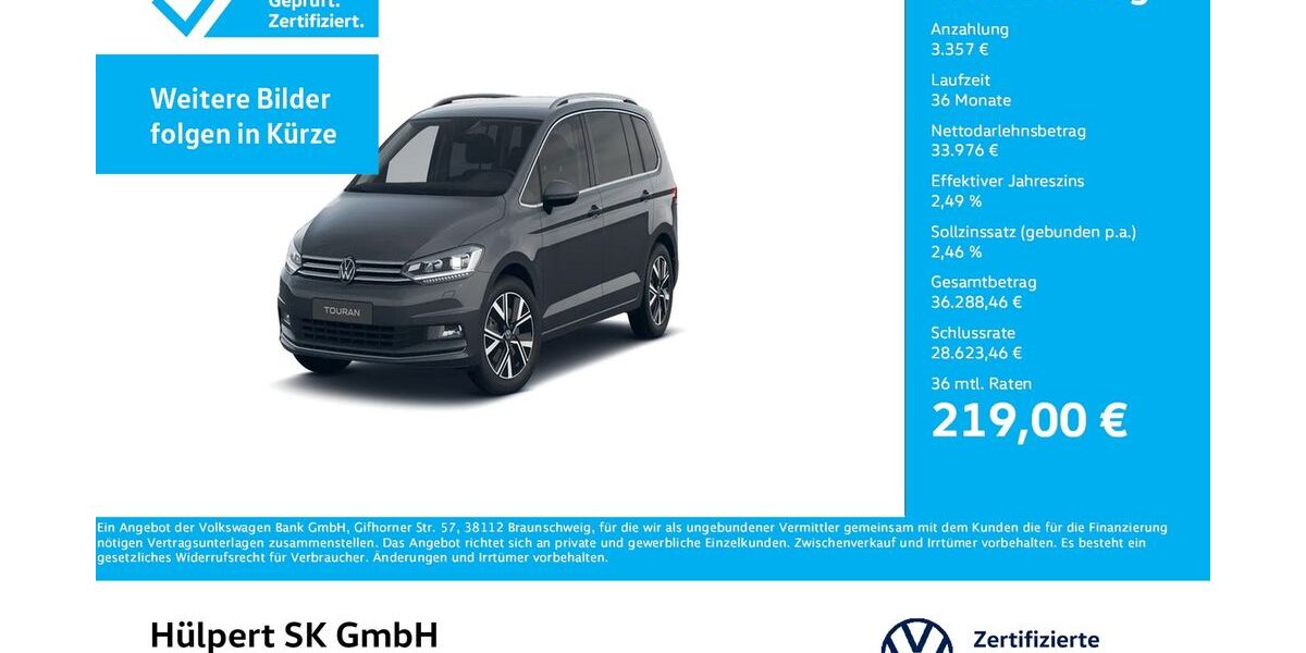 VW Touran 18.987 km 35.944 &euro; Bergkamen 59192