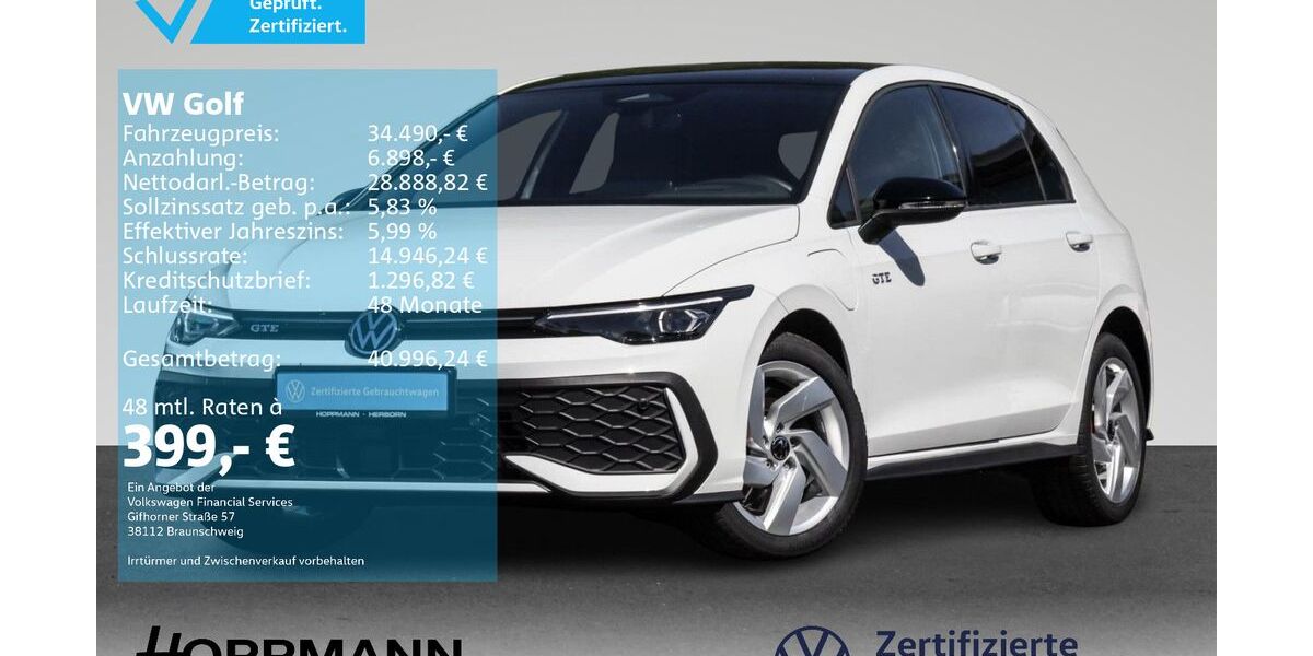 VW Golf 14.279 km 34.490 &euro; Herborn 35745
